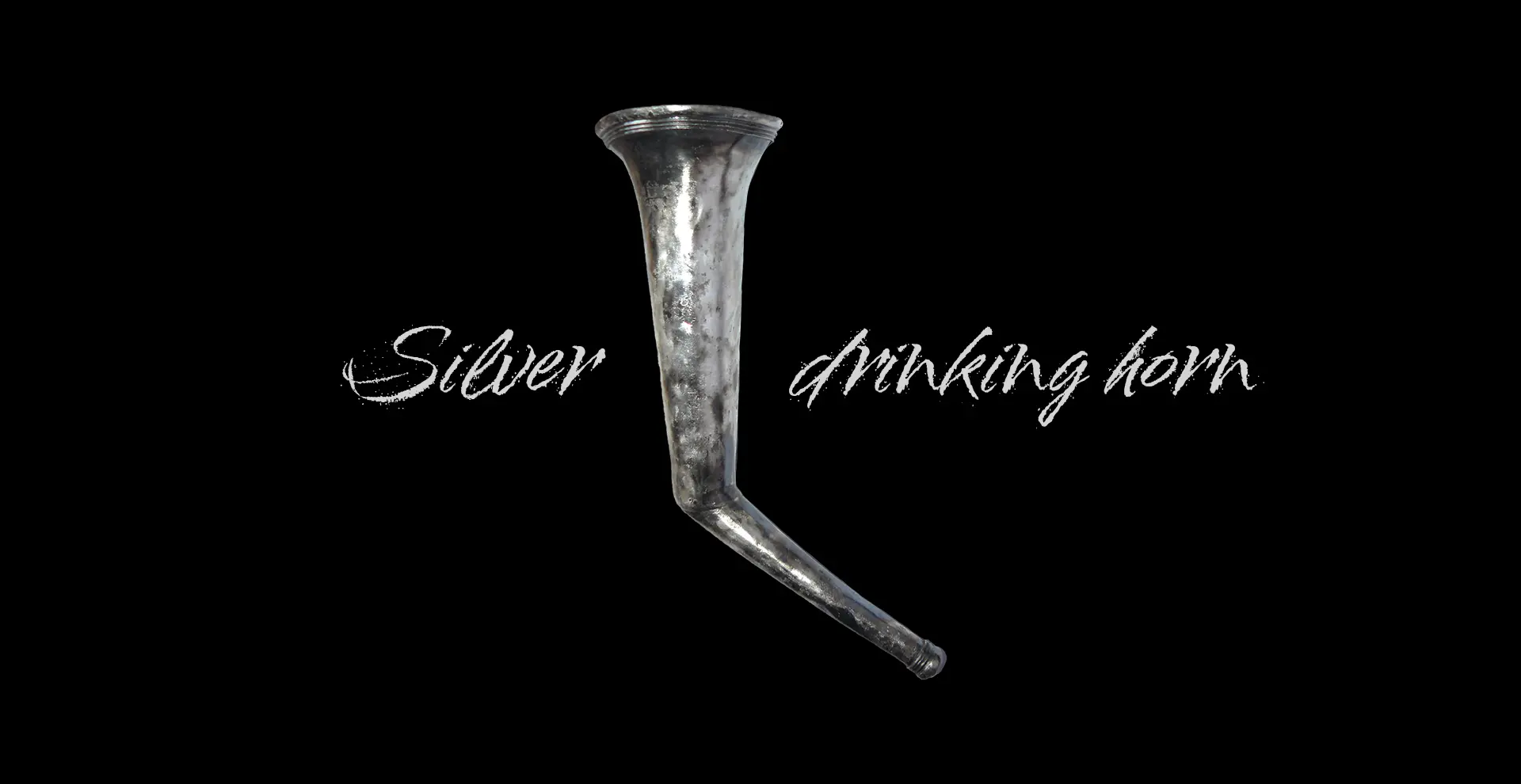 Silver drinking horn 2
